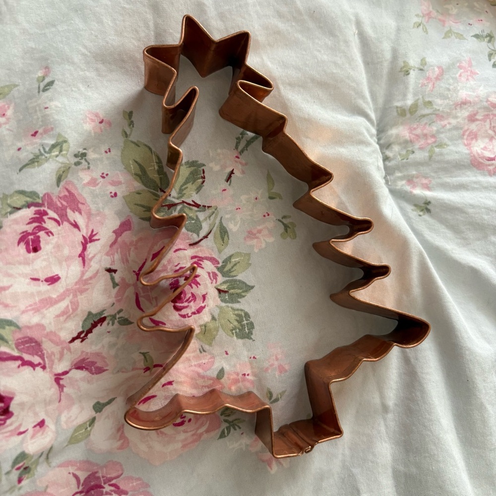 Christmas cookie cutters Lot 9 Large Vintage Heavyweight Copper Cookie Cutters - Picture 5 of 16